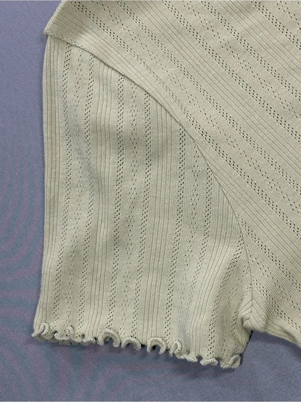 NWT J Crew Pointelle Short-Sleeve Knit Cardigan - Womens Small